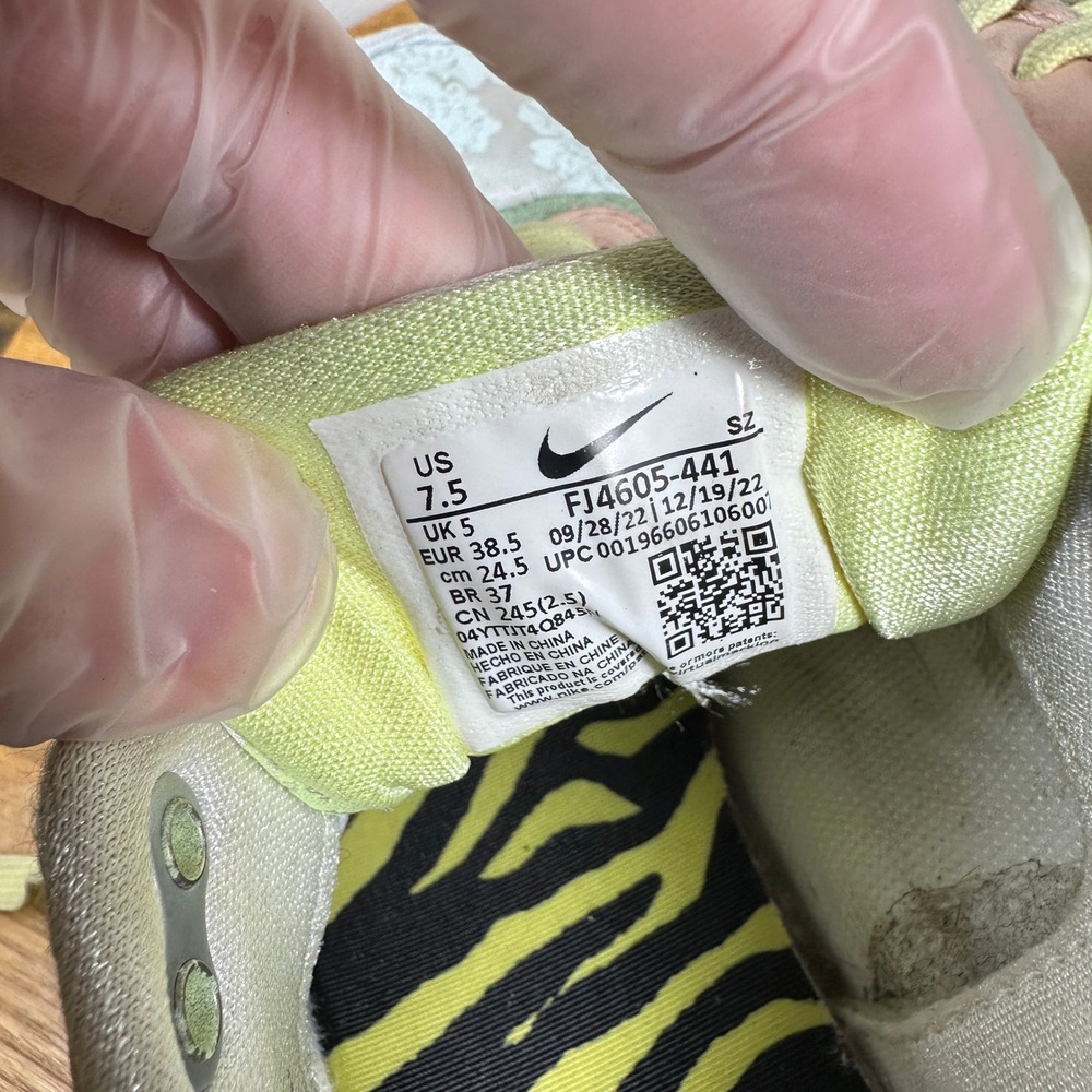 Nike Air Max 1 87 Safari Great Indoors Blue Pink Leopard FJ4605-441 Womens 7.5 - Picture 2 of 8